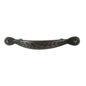  Amerock Nature's Splendor Collection (5-1/2''W) Handle, Oil-Rubbed Bronze, 140mm W x 17mm D x 25mm H, 76mm Center to Center