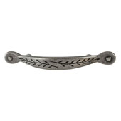  Amerock Nature's Splendor Collection (5-1/2''W) Handle, Weathered Nickel, 140mm W x 17mm D x 25mm H, 76mm Center to Center
