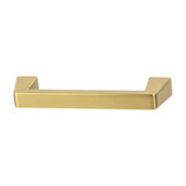  Amerock Blackrock Collection (4-3/5''W) Handle, Golden Champagne, 117mm W x 14mm D x 30mm H, 96mm Center to Center
