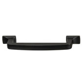  Amerock Westerly Collection (6-1/4''W) Handle, Black Bronze, 159mm W x 14mm D x 33mm H, 128mm Center to Center
