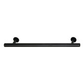  Design Deco Series Amerock Radius Collection Stainless Steel Handle in Matte Black, 211mm W x 32mm D x 11mm H (8-5/16'' W x 1-1/4'' D x 7/16'' H), Center to Center: 160mm (6-5/16'')