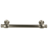  Design Deco Series Amerock Winsome Collection Zinc Handle in Satin Nickel, 165mm W x 35mm D x 11mm H (6-1/2'' W x 1-3/8'' D x 7/16'' H), Center to Center: 128mm (5-1/16'')