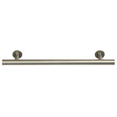  Design Deco Series Amerock Radius Collection Stainless Steel Handle in Satin Nickel, 211mm W x 32mm D x 11mm H (8-5/16'' W x 1-1/4'' D x 7/16'' H), Center to Center: 160mm (6-5/16'')
