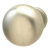  (1-1/4'' Diameter) Steel Mushroom Round Knob in Matt Nickel, 31mm Diameter x 29mm D x 19mm Base Diameter