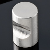  Cornerstone Series Stainless Steel Collection (3/4'' Diameter), Matt Stainless Steel Round Knob, 20mm Diameter x 30mm D