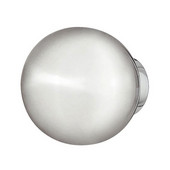  Wisp Collection Knob in Polished Chrome, 25mm Diameter x 27mm D x 13mm Base Diameter
