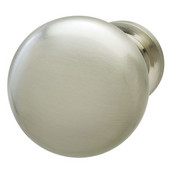  (1-1/4'' Diameter) Modern Mushroom Round Knob in Stainless Steel Look, 30mm Diameter x 30mm D x 19mm Base Diameter