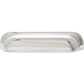  Mulberry Collection 8''W Cup Handle in Polished Nickel, 204mm W x 25mm D x 42mm H (Appliance Pull)