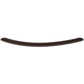  Design Deco Series Cresent Collection Steel Bow Handle in Dark Oil-Rubbed Bronze, 148mm W x 30mm D x 10mm H (5-13/16'' W x 1-3/16'' D x 3/8'' H), Center to Center: 128mm (5-1/16'')