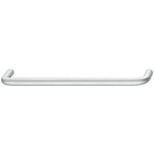  Design Deco Series Wire Pull Collection Steel D Handle in Matt Chrome, 104mm W x 35mm D x 8mm H (4-1/8'' W x 1-3/8'' D x 5/16'' H), Center to Center: 96mm (3-3/4'')