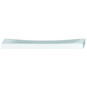  Deco Series Zurich Collection Modern Cabinet Finger Pull Handle in Polished Chrome, Zinc, Center-to-Center: 128mm (5-1/16'')