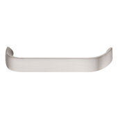  Design Deco Series Contemporary Collection Aluminum Handle in Satin/Brushed Nickel, 171mm W x 29mm D x 17.5mm H (6-3/4'' W x 1-1/8'' D x 11/16'' H), Center to Center: 160mm (6-5/16'')