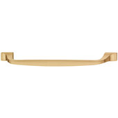  Deco Series Beaulieu Collection Farmhouse Cabinet Pull Handle in Satin Brushed Brass, Brass, Center-to-Center: 96mm (3-3/4'')