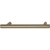  Cornerstone Series Cosmopolitan Collection Steel Bar Handle in Matt Gold, 168mm W x 35mm D x 12mm H (6-5/8'' W x 1-3/8'' D x 1/2'' H), Center to Center: 128mm (5-1/16'')