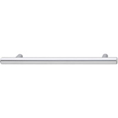  Cornerstone Series Cosmopolitan Collection (7'' W) Contemporary Bar Pull in Polished Chrome, 178mm W x 32mm D x 12mm H, Center to Center: 128mm  (5-1/16'')