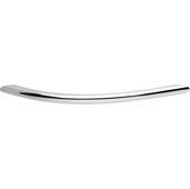  Cornerstone Series Cresent Collection (6'' W) Contemporary Bow Pull in Polished Chrome, 153mm W x 30mm D x 10mm H, Center to Center: 128mm  (5-3/64'')