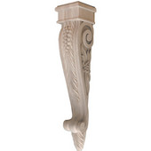 Hfele Bordeaux Collection Corbel, Grape, 5-1/4'' W x 5-1/4'' D x 24'' H, Maple