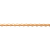  Carved Moulding, Rope, Beech, 96''W x 5/16''D x 11/16''H