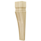 Häfele Arcadian Collection Hand Carved Corbel, 5-1/4'' W x 4-1/2'' D x 24'' H, Maple