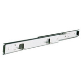  7/8'' Overtravel 12'' - 26'' Side Mounted 100lbs Pull-Out Shelf Slide, Non Disconnect