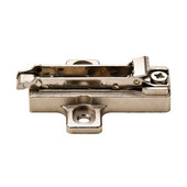  Salice Clip Mounting Plate, 18mm Reinforcement, Screw Mounting, Zinc & Steel, Nickel Plated Finish