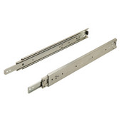  1'' Overtravel 16'' - 22'' Side Mounted 150lbs Ball Bearing Slide, Lockable Detent Out