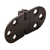  Self-Supporting Cabinet Hinge in Bronzed, 65mm (2-1/2'') W x 30mm (1-3/16'') H
