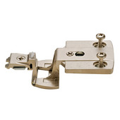  Aximat® 300 TM Institutional Cabinet Hinge 270° Full Overlay Arm with Expanding 5mm (3/16'') Dowels in Matt Nickel