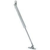  Cabinet Flap Stay with Brake - Fall-Ex 32, Nickel-Plated & Brass, 465mm (18-5/16'') Length