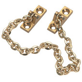  Decorative Door Chain, Polished Brass, 200mm (7-7/8'') Length