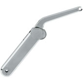  Maxi Series Swing-Up Fitting Lid Stay, Individual Fitting, Model C, Nickel Plated - Unhanded, Heavy Duty Zinc Alloy