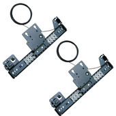  Pocket Door System - Accuride CB1432-14D – hinges not included, Steel, Black, 356mm (14'') Slide Length