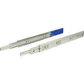  20'' Length Accuride C3932 Easy Close Full Extension Ball Bearing Drawer Slide, Side Mounted, Load Capacity: 150 Lbs, Shop Pack (1 Pair Slides)