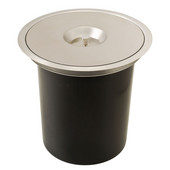  Built-In Single Waste Bin for Countertop - 12 Quarts (3 Gallons)