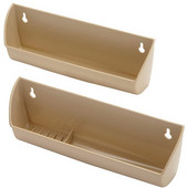 Sink Front Tip-Out Tray Set for Kitchen or Vanity Sink Cabinet, 11'' or 14'' W, Maple