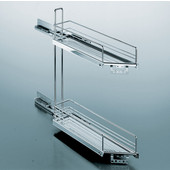  Kitchen or Vanity Base Cabinet Angled Front Pull-Out Organizer, 45º, Right Mounted, Min Cab Opening: 4-1/2'' W x 19-1/2'' D x 22-1/4'' H