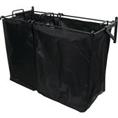  Tag Synergy 30'' W Tag Synergy Tilt Out Hamper with (1) Large and (1) Small Removable Bags, 30'' W x 13-7/8'' D x 22'' H, Black