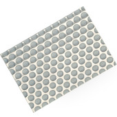  Polystyrene Gray/Stainless Undersink Mat, 625mm W x 1150mm D (24-5/8''W x 45-1/2''D)