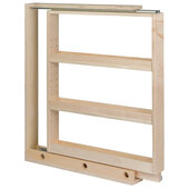  Century Base Cabinet Filler with Side Mount Slides, Solid Maple, Prefinished, 3'' W x 23'' D x 30'' H