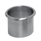 Round Stainkess Steel Trash Ring  Grommet, 6'' Diameter x 5'' H, For Workplace Organization