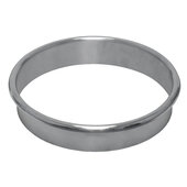  Round Stainkess Steel Trash Ring  Grommet, 10'' Diameter x 2'' H, For Workplace Organization