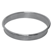  Round Stainkess Steel Trash Ring  Grommet, 12'' Diameter x 2'' H, For Workplace Organization