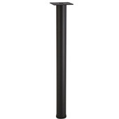  E-Leg, with Adjustable Foot, 28''H, Black Textured Finish