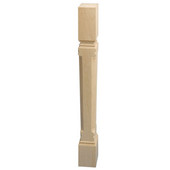 H�fele Regency Collection Hand Carved Post Traditional 3-1/2'' W x 3-1/2'' D x 34-1/2'' H, Maple