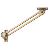  Cabinet Door Stay, with Braking, Brass Polished, 191mm (7-1/2'') Length