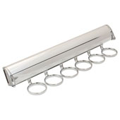  ''Synergy Elite'' Collection Telescopic Scarf Rack for Wardrobe or Closet, Polished Chrome, Different Lengths Available