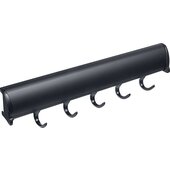  Tag Synergy Elite Belt Rack with Full Extension Slide and 5 hooks, 11-7/8'' (301mm) Length, Black