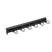  Tag Synergy Elite Collection Scarf Rack with Full Extension Slide and 6 Hooks, 13-7/8'' (352mm) Length, Black