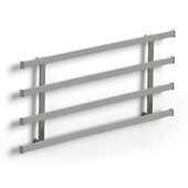  Tag Symphony Wall Mount System, 13-1/2'' W x 19'' H, Vertical Mounts: Slate, Horizontal Bars: Winter