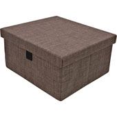  Engage Storage Box, Slate Fabric, 14-1/2''W x 13-1/2''D x 7-3/8''H